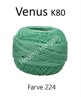 Venus K80 farve 224 Lys grøn